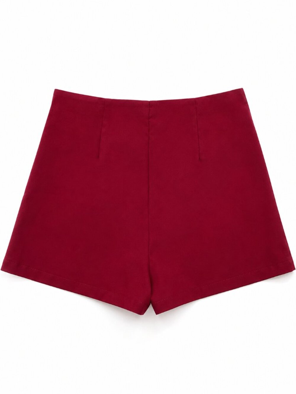Burgundy Maroon Dress Shorts / Skirt Wine Red XS - Picture 3 of 4